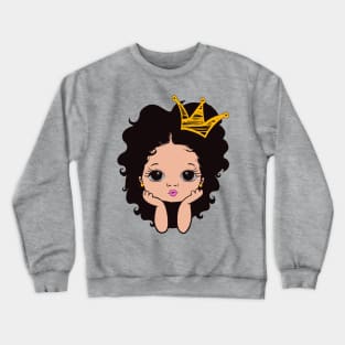 Pretty Black Girl, Black Girl Magic, Black Daughter Crewneck Sweatshirt